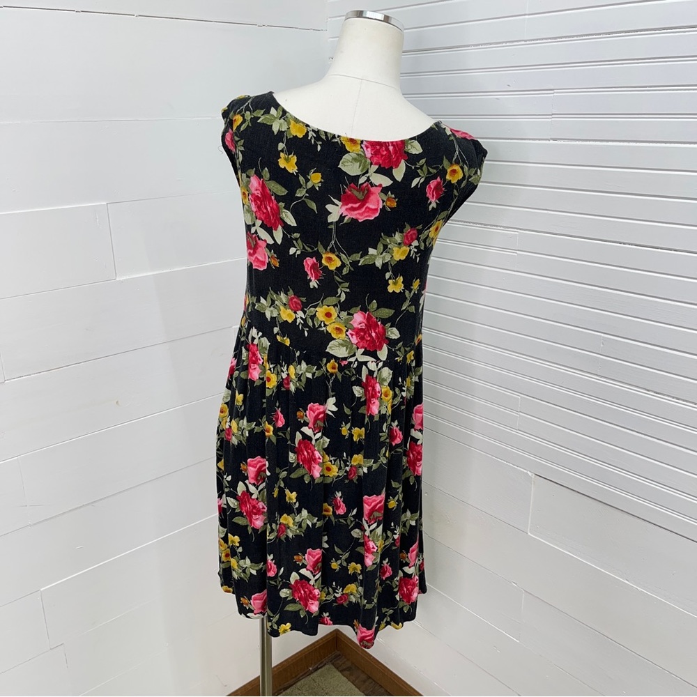 Reformation Black Floral Dress - Picture 3 of 9